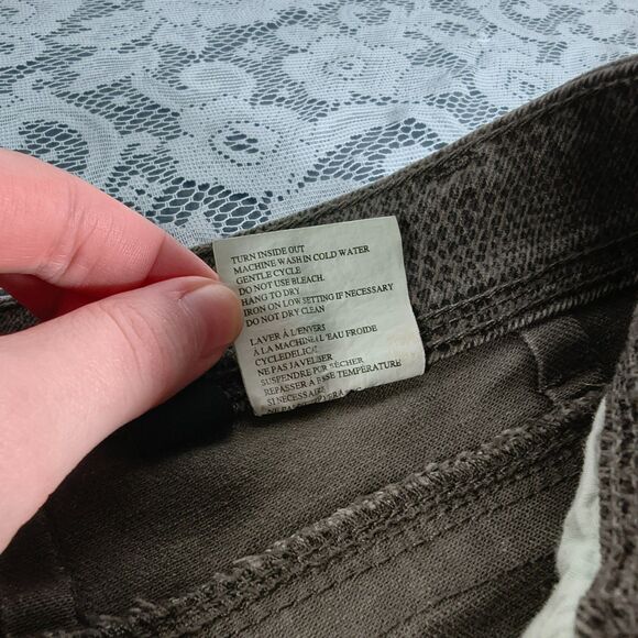 Low Rise Snake Print Bootcut Skinny Jeans - Picture 8 of 12